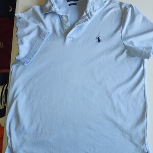 Polo by Ralph Lauren Blue Polo Shirt Classic Design